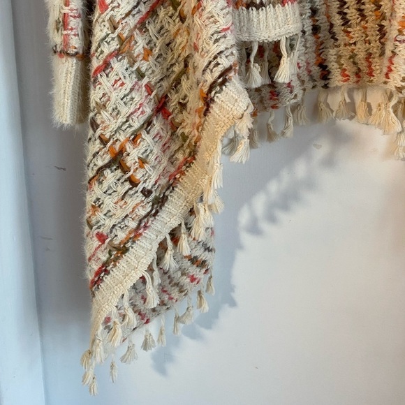Anthropologie Do Everything in Love Open Cardigan Fringe Boho One Size Fall - Picture 4 of 8